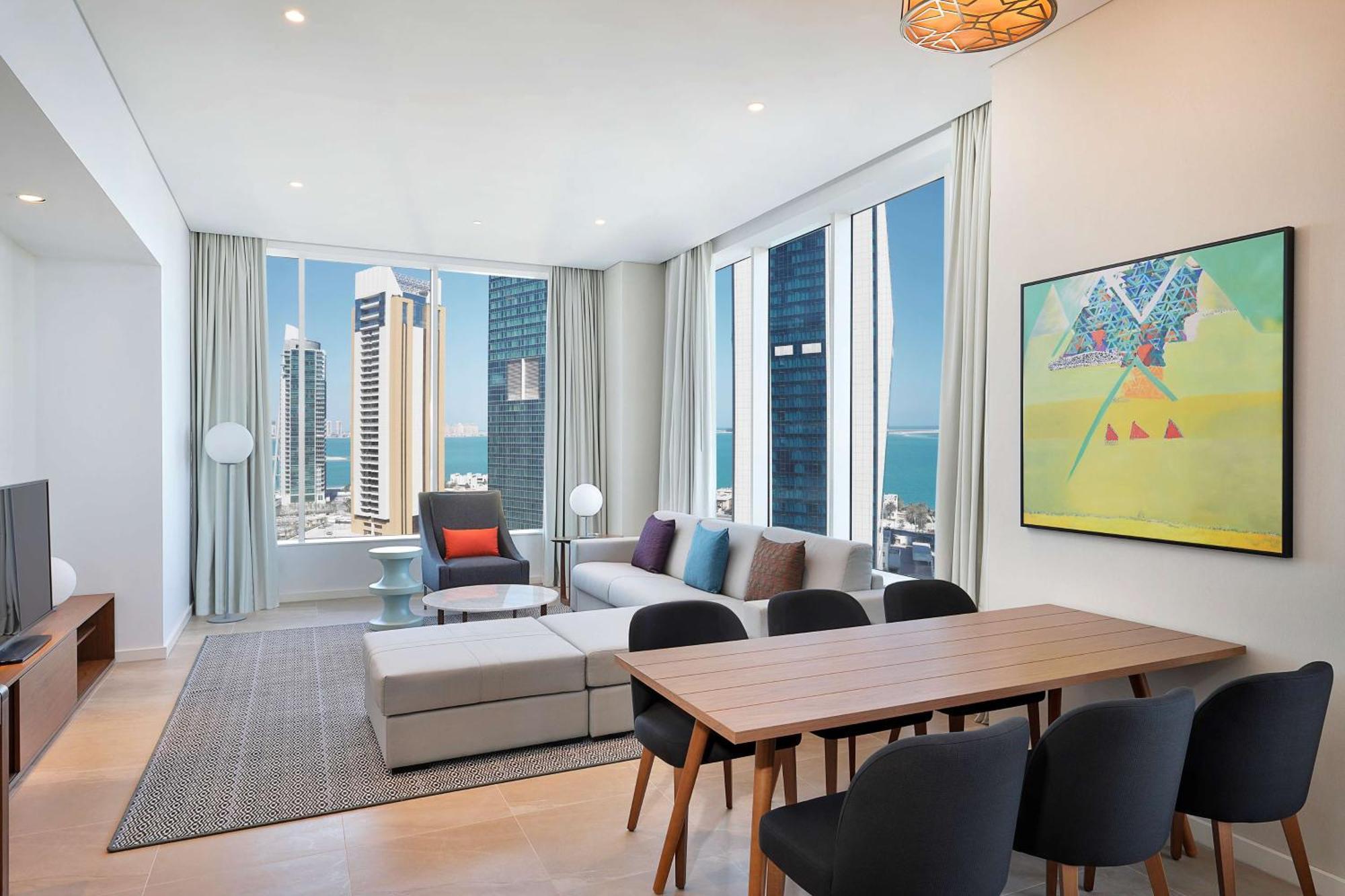 Aleph Doha Residences, Curio Collection By Hilton Exterior foto