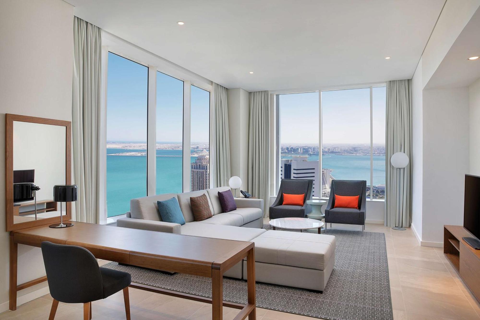 Aleph Doha Residences, Curio Collection By Hilton Exterior foto